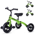 thumbnail image 3 of Wdmiya 3-in-1 Foldable Tricycle for Kids, Green, 2-5 Years Old, 8.8 lbs, 3 of 11