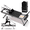 BLACK-86.6in, variant on Vacmaster 77.9in Foldable Pilates Core Reformer with 300Lbs Capacity, Adjustable Core Training Bed,yoga studio same commercial fitness equipment,for Beginners & Pro Workouts,Beige