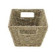 Mainstays Natural Handwoven Seagrass Basket, Rectangle