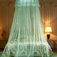 thumbnail image 5 of Decoración del dormitorio de niñas Mosquitera de techo de cúpula, cubrecama verde sueño, 5 of 7