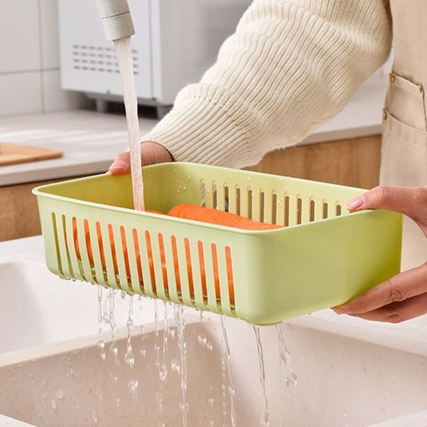 Lot de 4 Organiseur Frigo Cusine, Boîte de Rangement Frigo avec Couvercle, Bac Rangement Frigo