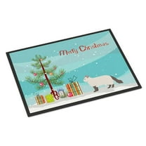 Carolines Treasures CK4553MAT 18 x 27 in. American Curl No.2 Cat Merry Christmas Indoor or Outdoor Mat