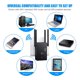 thumbnail image 4 of Gwong Electrónica WiFi Repetidor Universal Dual Brand 1200Mbps Red Red Wireless Range Extender Signal Booster para el hogar, 4 of 6
