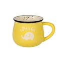 thumbnail image 1 of Bewildely Taza de agua de cerámica con patrón de animales, tazón de desayuno, vaso grande para el vientre, taza de café resistente al calor con asa de Utensilios de cocina Amarillo Bewildely HA081330-01, 1 of 6