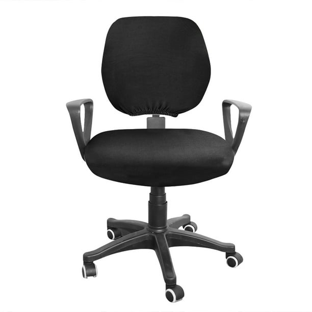 Funda Elástica Licra para Silla Ordenador Kuymtek Funda para Asiento Sillas Oficina en Casa Negro