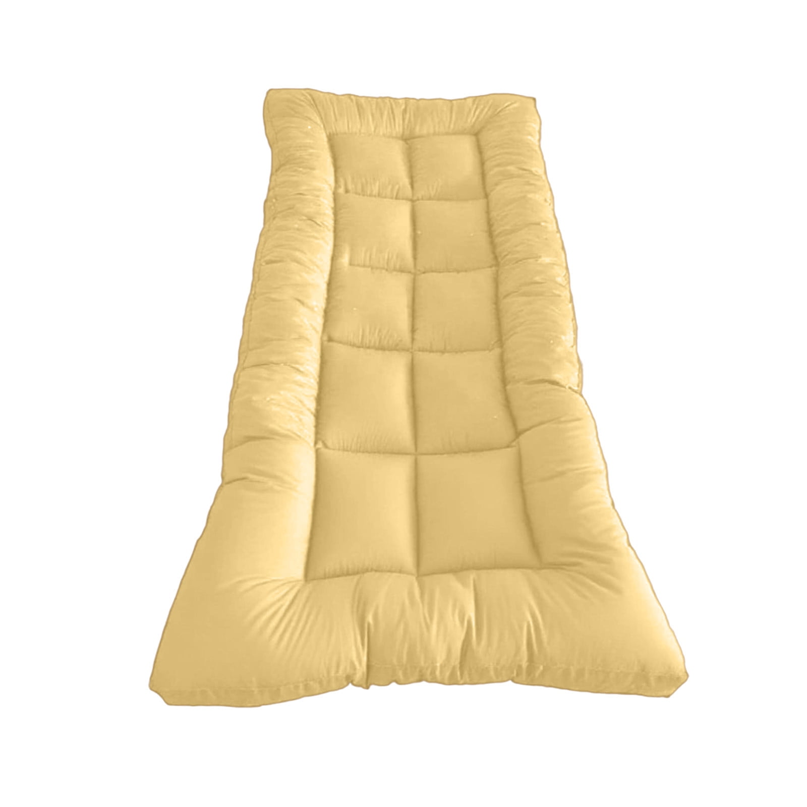 YHAICO Twin Mattresses Pressure Relief Mattress A Class Fiber Mattress Student Bed Tatami 3D Thickened Mattress 90x200cm Yellow