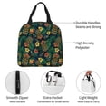 thumbnail image 3 of Yiaed Hawaiian Tribal Mask Print Insulated Lunch Bag Reusable Cute Tote Lunch Box, Leakproof Cooler Lunch Bags for Work Office Travel School Picnic, 3 of 5