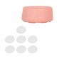 thumbnail image 3 of Soidarity Almohadilla de algodón reutilizable para maquillaje, tejido de papel de algodón para eliminación de cosméticos con caja de almacenamiento de Cuerpo del baño rosado Soidarity CE000119-03, 3 of 6