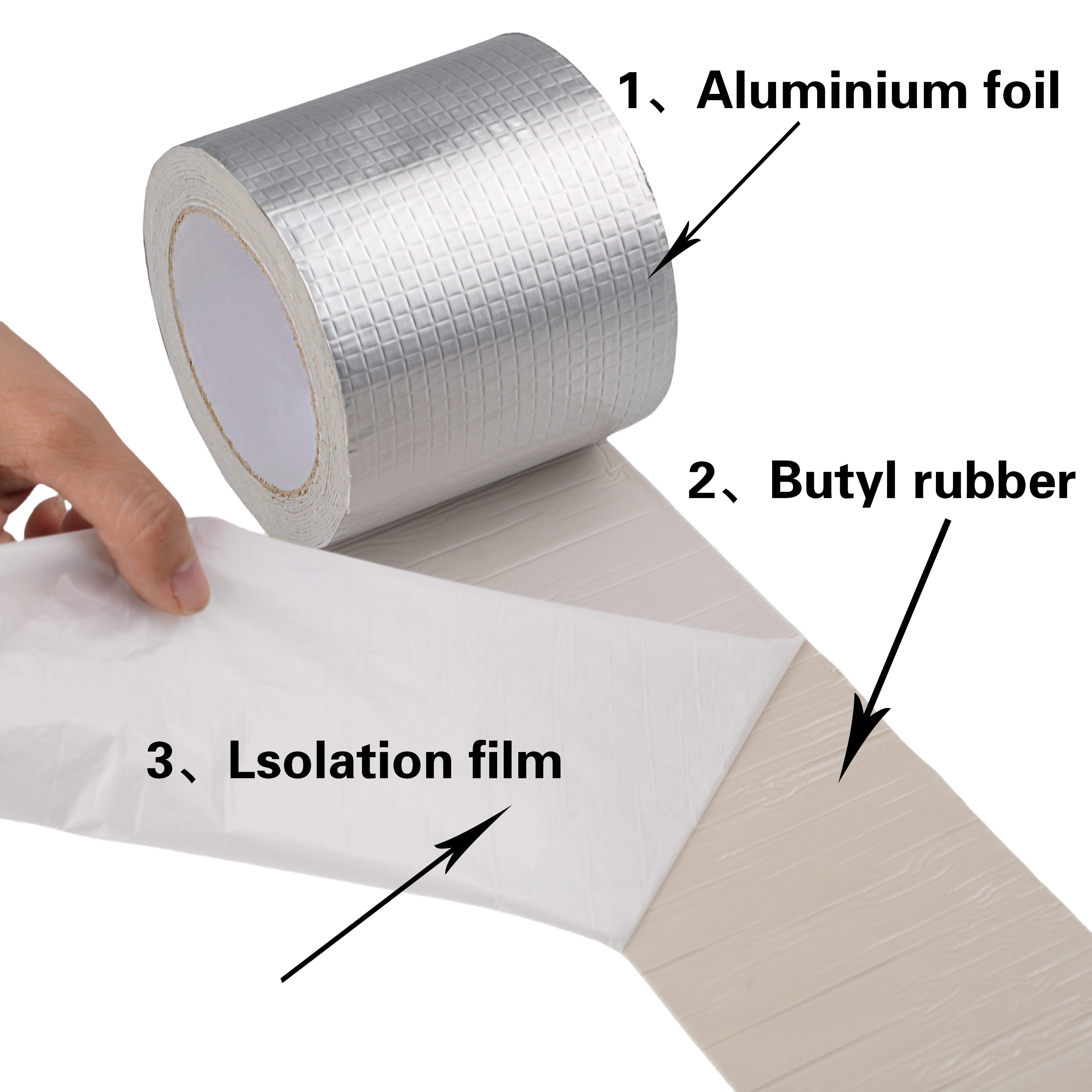 Roof leak? Crack repair? Surface sealing? One tape can handle it. Our Aluminum Foil Butyl Tape is designed for fast, clean, and reliable waterproof repair. Just peel, stick, and press
