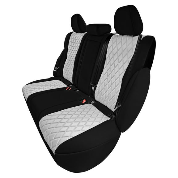 TLH Custom-Fit Seat Covers for 2020-2024 Nissan Rogue, Car Seat Covers Rear Seat Set, Gray Neoprene Seat Covers, Waterproof Car Seat Cover, Car Seat Covers for SUV, Nissan Accessories