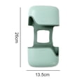 thumbnail image 2 of Soporte para esponja para fregadero de cocina, montura de plástico, organizador de cepillos y esponjas con drenaje, montura para fregadero doble de Crazy Chef, 2 of 5
