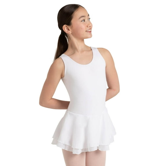 Capezio Double Layer Skirt Tank Dress - Girls