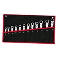 thumbnail image 1 of Juego de 12 Llaves de Trinquete Kusrkot Combinadas Métricas Cabezal Flexible Engranajes de 72 Dientes, 1 of 8