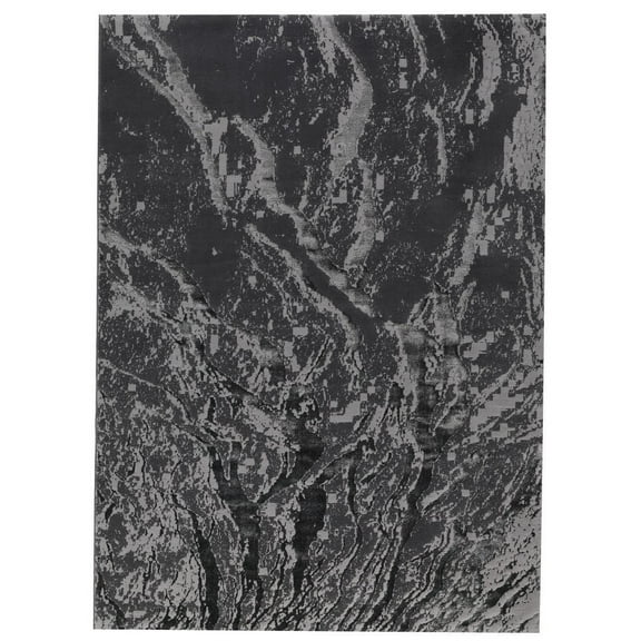 MA Trading Handmade Inizio Rug (Turkey) Dark Grey 5'2" x 7'6" 5' x 8' Dining Room