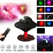 Star Galaxy Projector for Kids Room UFO Starry Nebula Ceiling LED Lamp with Timer and Remote Control