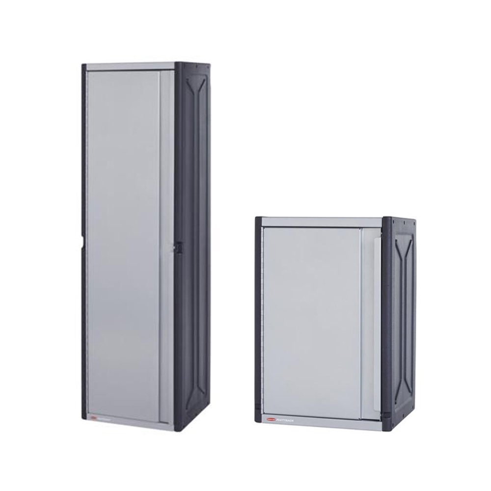 Rubbermaid FastTrack 56 & 24 Inch Tall Garage Tool Lockers Storage