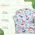 thumbnail image 6 of Bedroom Furniture Qaba Kid's Sofa Chair with Dinosaur Design and Thick Padding, Flannel-Covered Toddler Armchair for Bedroom, Playroom,Cribs, 6 of 10