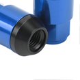 thumbnail image 3 of M12x1.5 19mm L42mm Wheel Lug Nuts High Strength Rustproof Professional Universal Replacement for Mitsubishi Blue, 3 of 5