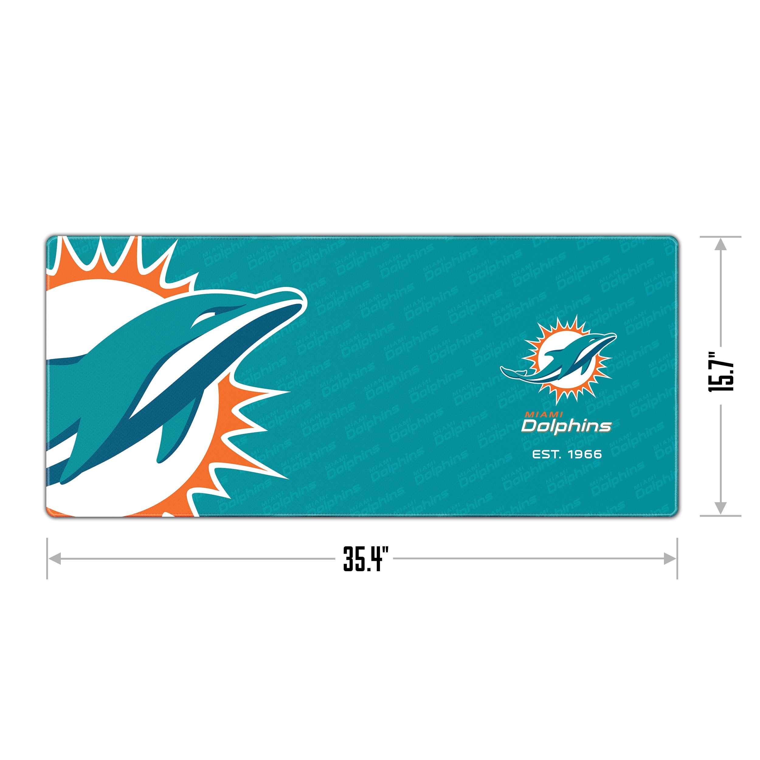 YouTheFan NFL Miami Dolphins Logo Series Desk Pad