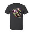 thumbnail image 2 of Wild Bobby, Colorful Rainbow Cute Pug Animal Lover Men's Graphic T-Shirt, Charcoal, Small, 2 of 3