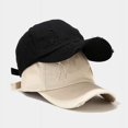 thumbnail image 2 of CoCopeanut Gaya Klasik Baru Unisex Wanita Pria Musim Panas Fashion Topi Bisbol Kapas Motor Cap Grinding Vintage Solid Sun Topi Ayah Gorros, 2 of 6