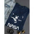 thumbnail image 3 of NASA Nasa Shuttle In Space Shaped T-Shirt Women -NASA Designs, Female Large, 3 of 4