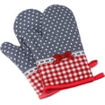 thumbnail image 1 of Juego de 2 Guantes para Horno y Parrilla, Aislamiento Térmico de Alta Resistencia, Antideslizante y Lavable, 1 of 8
