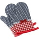 thumbnail image 1 of Juego de 2 Guantes para Horno y Parrilla, Aislamiento Térmico de Alta Resistencia, Antideslizante y Lavable, 1 of 8