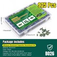 thumbnail image 3 of 225/460/925PCS Kit de condensadores Baja impedancia Alta corriente de ondulación Conveniente y útil, 3 of 8
