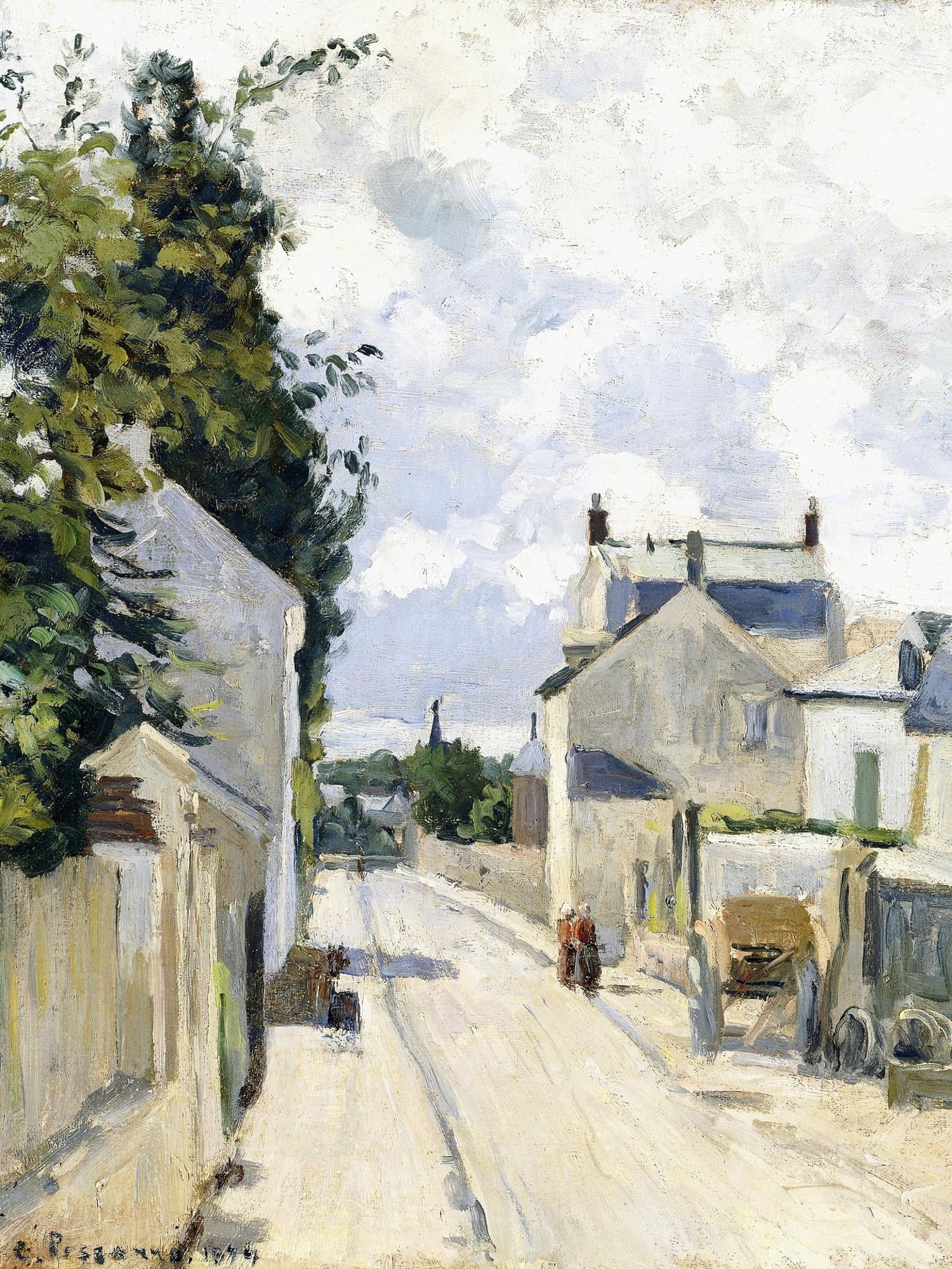 絵画 CamillePissarro,VuedeStamfordBrookCommon Art.com