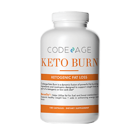 Keto Burn Capsules - 180 Count - Ketogenic Fat Burner and Nootropic Supplement - Supports Healthy Weight Loss, Mental Focus & Clarity - L Theanine, Bacopa Monnieri &