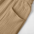 thumbnail image 7 of Kiijoy Girls Capri Pants Summer Lightweight Elastic Waist Capris with Pockets, Sizes 13-14, 7 of 7