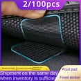 thumbnail image 2 of 100/2pcs Strong Self-adhesive Fixing Stickers Double-sided Car Floor Mat Fixing Stickers Household Carpet Anti-slip Tape Scratch Square 2PCS(1pair), 2 of 6