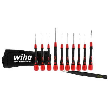 

Wiha Screwdriver And Tweezers Smartphone Set And Pouch 11Pc