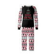 thumbnail image 2 of Salutations de Noël Pyjamas Assortis, Tenues de Famille Assorties Pyjama-Fête Prêt Pyjamas de Noël pour la Famille pour un Style Familial Cohérent (Rouge), 2 of 4