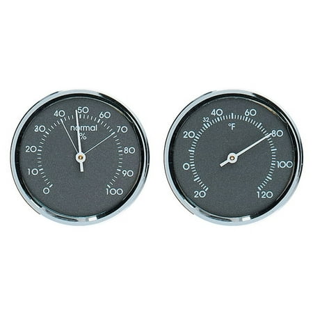Thermometer and Hygrometer Gauge Set
