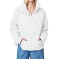 thumbnail image 2 of Fall Winter Women Long Sleeve Stand Collar Quilted Hoodies Puffer Jacket, 2 of 5