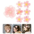 thumbnail image 5 of unbranded 21 pcs Small Flower Hair Clips Hair Barrettes Women Hair Accessories Flower Hair Clip for Braids, 5 of 8