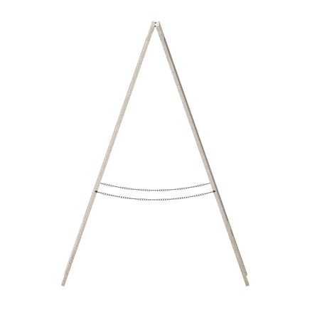 Alamont Home - Canterbury 20"W x 2-26"D x 40"H Magnetic A-Frame Chalkboard - Weathered Brown