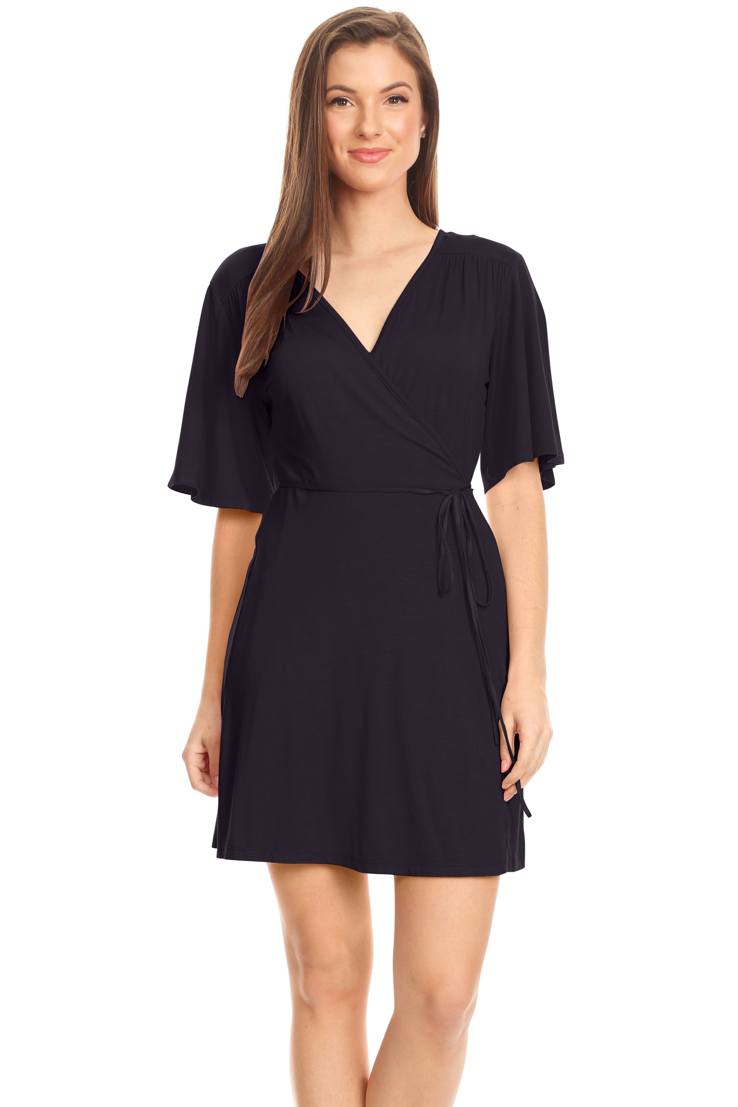 wrap dress for small bust