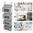 thumbnail image 4 of Organisateur de Porte, Résistant à l'Usure, Organisateur de Placard Suspendu à Plusieurs Couches, Finition Soignée pour Chambre, Gris, 4 Compartiments, 4 of 8