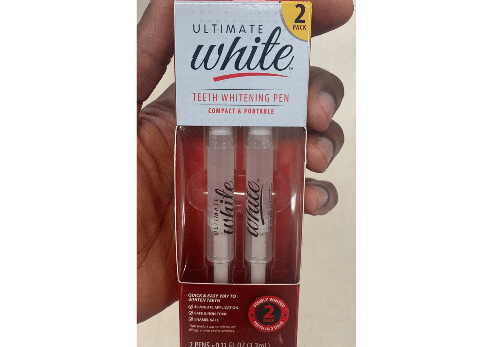 Ultimate White Teeth Whitening Pen 2pk Walmart