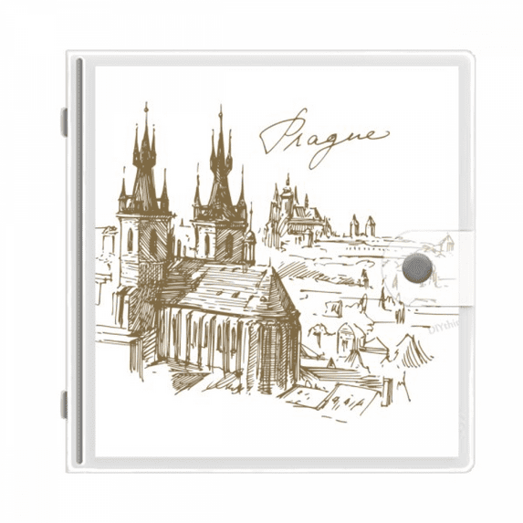 Prague Square Czech Republic Landmark Photo Album Wallet Wedding Family 4x6
