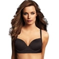 thumbnail image 1 of Women's Self Expressions SE1103 Banded Longline Push Up Bra (Black 38D), 1 of 2