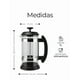 thumbnail image 5 of Cafetera De Prensa Francesa Xtellar 1000ml De Vidrio Y Acero color negro, 5 of 5