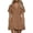 Brown-womens dresses, variant on RongHuan Sundresses Womens Summer Casual Hooded Short Sleeve Mini Dress Cute Vacation Going Out Solid Ruffle Hem Dresses
