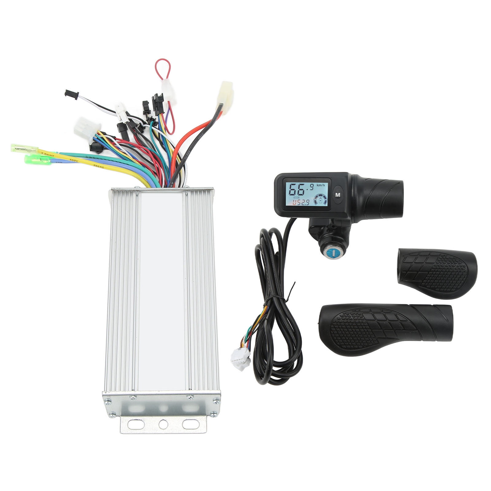Contrôleur Moteur Sans Balais 36V 48V 1000W Avec Écran LCD Et Poignée Accélérateur - Parfait Pour Vélo Électrique