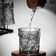 thumbnail image 4 of High Aesthetic Glacier Textured Glass Tumbler For Home Living Room Daily Use Guest Serving And Brewing300ml, 4 of 7