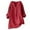 Red2, variant on AherBiu Plus Size Tops for Women Long Sleeve V Neck Button Linen Tops Shirts Casual Oversized Comfy Pullover Blouses