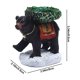 thumbnail image 3 of Fiudx Candelabro Navideño de Oso, Diseño de Oso de Resina, Soporte para Aromaterapia, Decoración Navideña de Escritorio, Ambientador, Detalles de Piña y Frutos Rojos, 9 X 8,5 X 6,5 Cm, 3 of 6